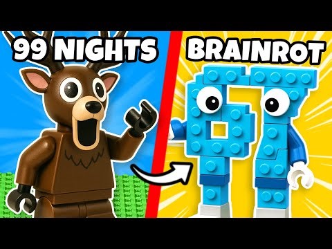 I built 2025 ROBLOX GAMES in LEGO…