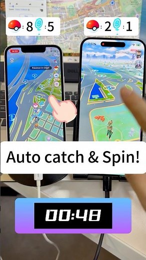 😲How to Auto Catch in Pokemon Go without Go Plus！#pokemongohack #fyp