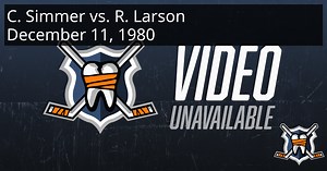 Charlie Simmer vs. Reed Larson, December 11, 1980 - Los Angeles Kings vs. Detroit Red Wings | HockeyFights