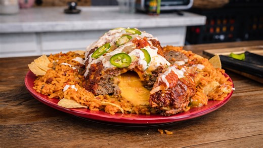 How to make smoked nacho stuffed meatloaf