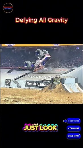 Monster Truck FLIES Through the Air! 🚀 | Insane Long Jump Stuns the Crowd!