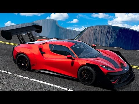 Racing Down the WEIRDEST Roads! (BeamNG)