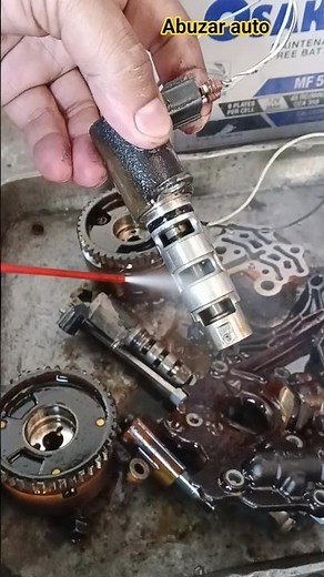 how to fix engine bad noise & clean VVT solenoid valve #solenoidvalve #solenoid