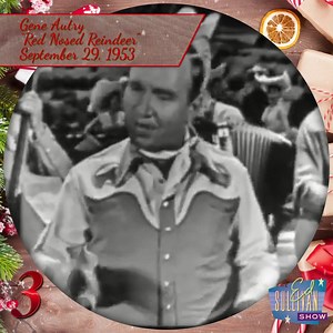 2.5K views · 214 reactions | You know Dasher, and Dancer, and Prancer, and...Gene Autry! The Singing Cowboy performed his classic Christmas hit "Rudolph The Red-Nosed Reindeer" in 1953. For the 3rd day of Christmas, check out the full video in our playlist: https://EdSullivan.lnk.to/GeneAutryRudolphFP | The Ed Sullivan Show | Facebook