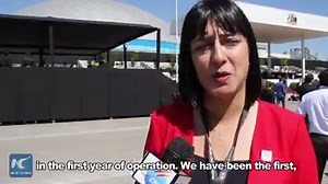 67K views · 1.4K reactions | Chilean President Sebastian Pinera unveiled the first 100 Chinese-made electric buses to join the capital's mass transit system. | China Xinhua News | Facebook