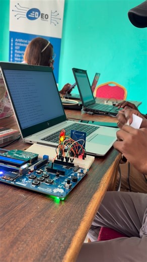 EO Robotics Lab on Instagram: "RFID access control demo: a card is read, verified, and the system responds with LEDs, buzzer feedback, and serial messages indicating access granted or denied. #PracticalEducation #Makerspace #TMEducation #UptodateKnownledge #RFID We build and inspire!"