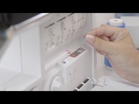 L 890 Overlocker / Coverstitch Combo: How to Thread the Chain Looper