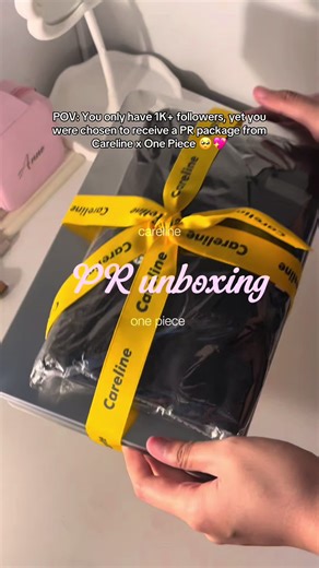 Unboxing My First PR Package from Careline