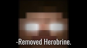 -Removed Herobrine Minecraft Data Pack