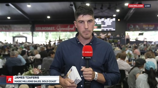 5.2K views · 40 reactions | James Tzaferis joins us live from the Gold Coast as the 2026 Magic Millions Yearling Sale gets officially underway  | Racing.com | Facebook