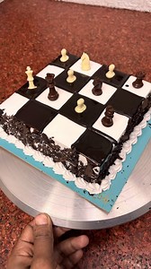 Chessboard cake #Cakes #Reels #CakeDecorating #ChessBoardCake #Chess #CakeDecoratingIdeas | roshan_cake_chef