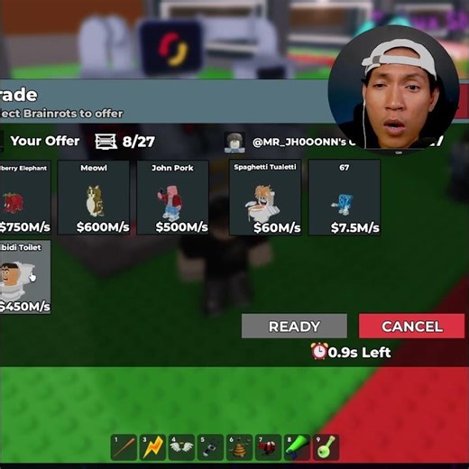 TRADE BRAINROT WITH MY SUBS STEAL A BRAINROT #roblox #stealabrainrot #brainrot
