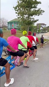 who's been waiting for omped to ride a bike down a steep slope🤣comment below #shorts #ompedvisual...