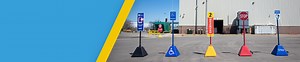 Portable Pyramid Sign Bases | Ideal Shield