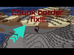 Minecraft Tutorial: Chunk border fix with world edit!!!