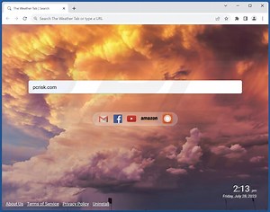 The Weather Tab Browser Hijacker