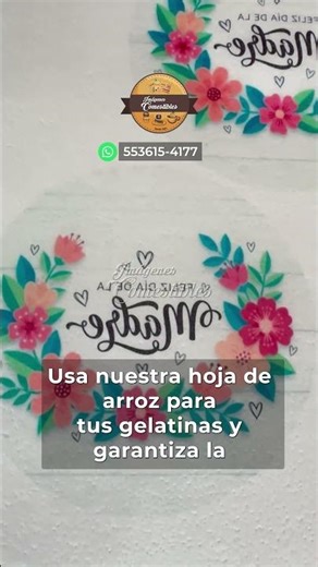 Decora fácilmente tus gelatinas con #imágenescomestibles