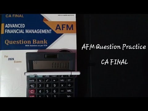 SECURITY VALUATION AFM QUESTION PRACTICE 26-29 CA FINAL