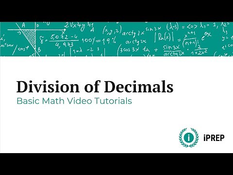 Division of Decimals - iPREP's Basic Math Video Lessons
