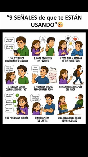 🚩 "9 SEÑALES de que PODRÍAN estar USÁNDOTE" 😮