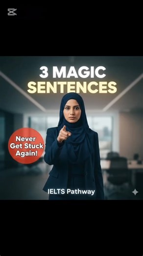“Band 7+ Speaking Secret: Say These 3 Powerful Sentences” #shorts