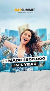 16K views · 50 reactions | @dearalyne shares how she made $500,000 in 1 year! 螺 how many income streams do you have as a creator? #nassummit | Nas Summit | Facebook