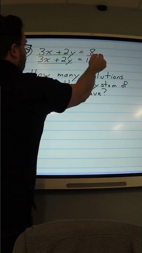 No Solutions to a System of Equations #mathhelp #satexam #satmath #education
