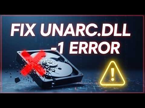 How to Fix unarc.dll Returned An Error Code -1 Windows 11