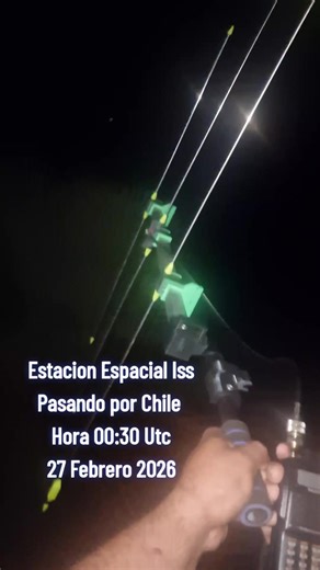 Estación Espacial ISS Pasando por Chile