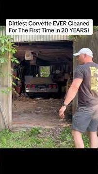 Dirtiest Corvette EVER Cleaned For The First Time in 20 YEARS!