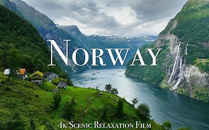 【4k】挪威 - 绝美风景休闲放松影片