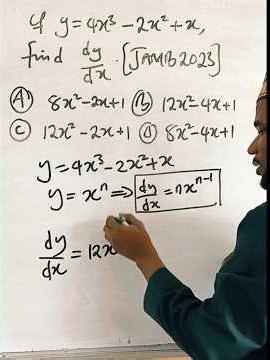 Hiw to differentiate function #calculus #mathematics