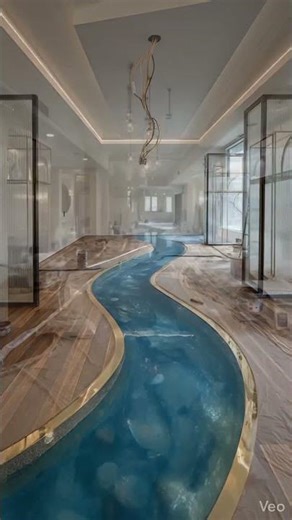 ₹50 Lakh Epoxy River Floor - Penthouse Transformation in 60s