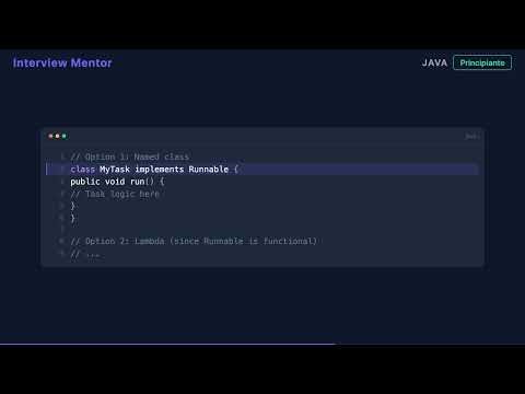 Cómo Crear Hilos con Runnable en Java | Guía de Entrevistas