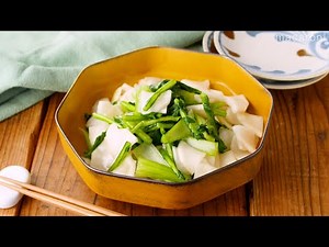 【かぶの漬物】塩だけで味が決まる！作り置きしておくと便利♪
