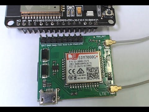 ESP32 + SIM7080G + MQTT + 4G | A very similar alternative to the SIM800, but for 4G.