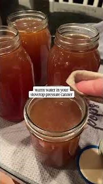 How to pressure can vegetable broth at home! #canning #canningrecipes #canningandpreserving