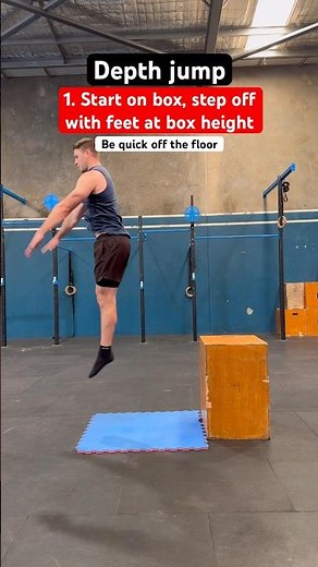 Depth Jump - Movement technique video