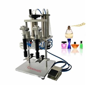 [Hot Item] Small Perfume Glass Bottle Filler 2 Heads Perfume Filling Machinery