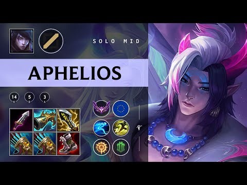 Aphelios Mid vs Qiyana - EUW Master Patch 25.24