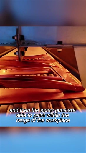 34、How can automatic spraying deal with special shapes？ #finishing #factory #coating