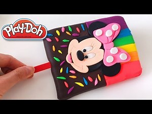 Minnie Mouse Rainbow Chocolate Popsicle DIY Play-Doh Recipe - CLAY ART TV