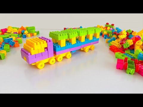 Satisfying DIY Lego Bus with Blocks