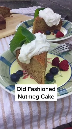 Vintage Nutmeg Cake Recipe Tutorial