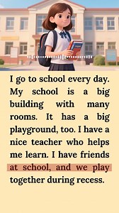 Why do need to go to school?? - English Learning For kids 🌿📖 #school #learnenglish #student | English for kids