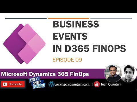 EP09 Business Events in D365 FinOps
