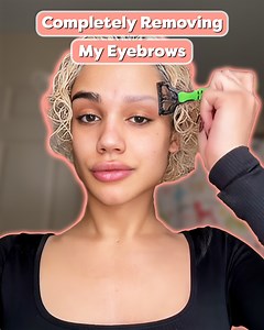 I'm shaving my eyebrows off and the internet is divided on my final look... 🤨 | Happiest
