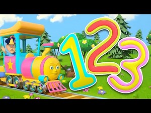Numbers Train, Count 1 to 10, Kindergarten Learning Videos & Nursery Rhymes