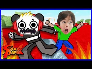 Roblox Lava Breakout I FOUND RYAN ToysReview Let's Play with Combo Panda