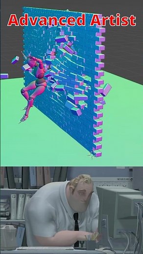 Blender Noob vs Pro: Animation Physics #blender #blendertutorial #blendercommunity #blender3d